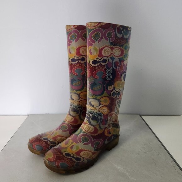 COACH | Poppy Rain Boots - Picture 1 of 9
